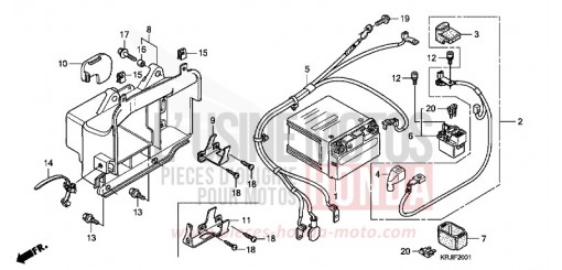 BATTERIE (FES1257/A7) (FES1507/A7) FES1257 de 2007